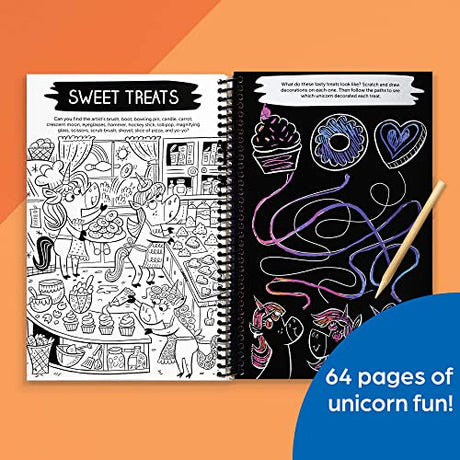 Scratch-Off Hidden Pictures Unicorn Puzzles (Highlights Scratch-Off Activity Books) Highlights for Children