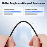 DEEPLEE Rapid PLA Plus Filament 1.75mm, High Speed 3D Printer Filament Up to 600mm/s, PLA+ Filament Dimensional Accuracy +/- 0.02 mm Fits Most FDM 3D Printer, Cardboard Spool Black 1kg Deeplee