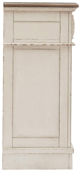 Signature Design by Ashley Realyn French Country 7 Drawer Two Tone Dresser, Chipped White Signature Design by Ashley