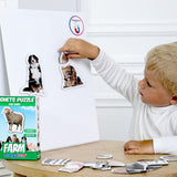 Farm Magnetic Puzzles for Kids Ages 3-5 - Toddler Puzzle - Travel Toys for Kids Ages 3-5 - Magnetic Travel Games Baby Puzzle Kids Puzzle Toys - Puzzle for Preschooler Magnet Puzzles Games magdum