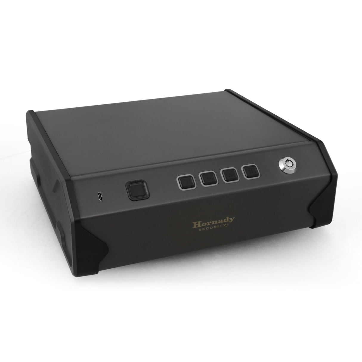 Hornady Biometric Keypad Vault (97536) - Fingerprint Gun Safe, Secure Your Pistol and Valuables, Quick Access - Digital Keypad Access and Backup Key - Ideal for Home and Nightstand Hornady