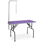 Master Equipment Grooming Table w/36In Grooming Arm, 36x24In Purple Master Equipment