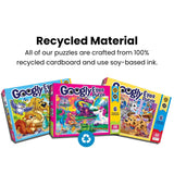 Masterpieces – 48 Piece Jigsaw Puzzle for Kids 4+ Years, Fantasy Friends with Googly Eyes, Educational and Fun Game, Gift Idea for Children, 19" x 14 Masterpieces