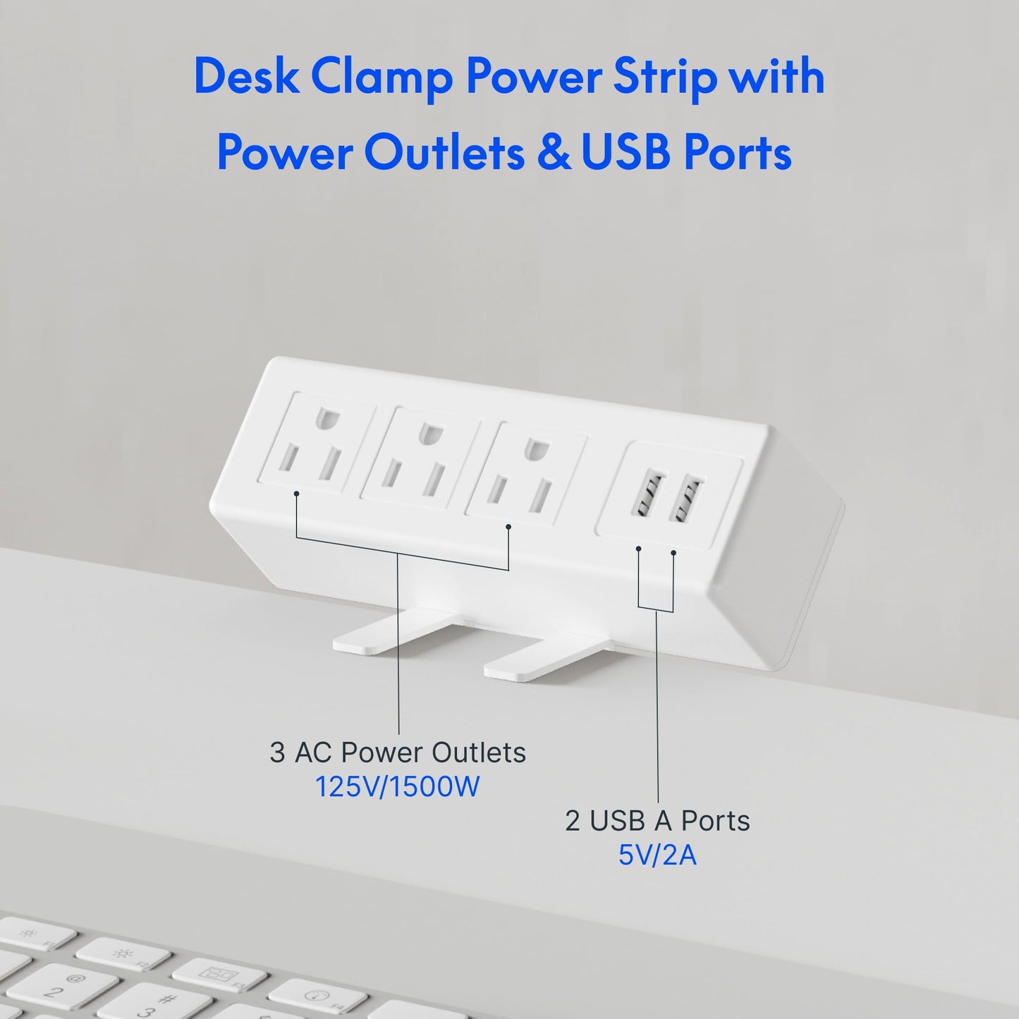 FLEXISPOT EN2 Electric White Stand Up Desk 48 x 30'' Whole-Piece Desktop Adjustable Height Standing Desk with Desk Clamp Power Strip, Cable Management (White Frame + 48" White Desktop, 2 Pack - WoodArtSupply