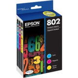 EPSON 802 DURABrite Ultra Ink Standard Capacity Color Combo Pack (T802520-S) Works with WorkForce Pro WF-4720, WF-4730, WF-4734, WF-4740 Epson