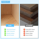 Gdrasuya10 3 Tier 360° Rotating Wooden Bookshelf – Stylish Floor-Standing Book Storage Organizer for Any Room Gdrasuya10