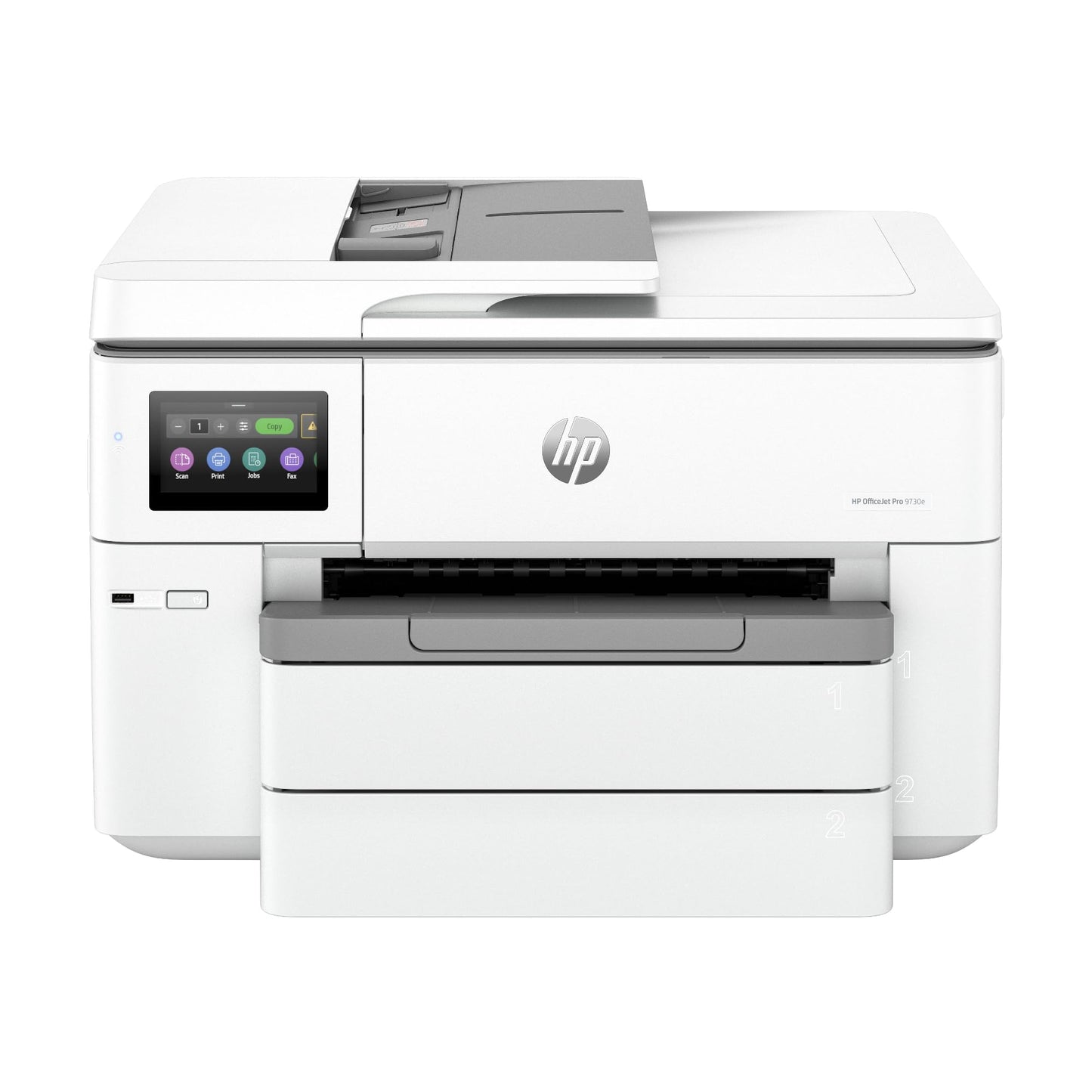 HP OfficeJet Pro 9730e Wide Format Wireless All-in-One Color Inkjet Printer, Print, scan, Copy, ADF, Duplex Printing Best-for-Office, 3 Months of Instant Ink Included (537P6A)