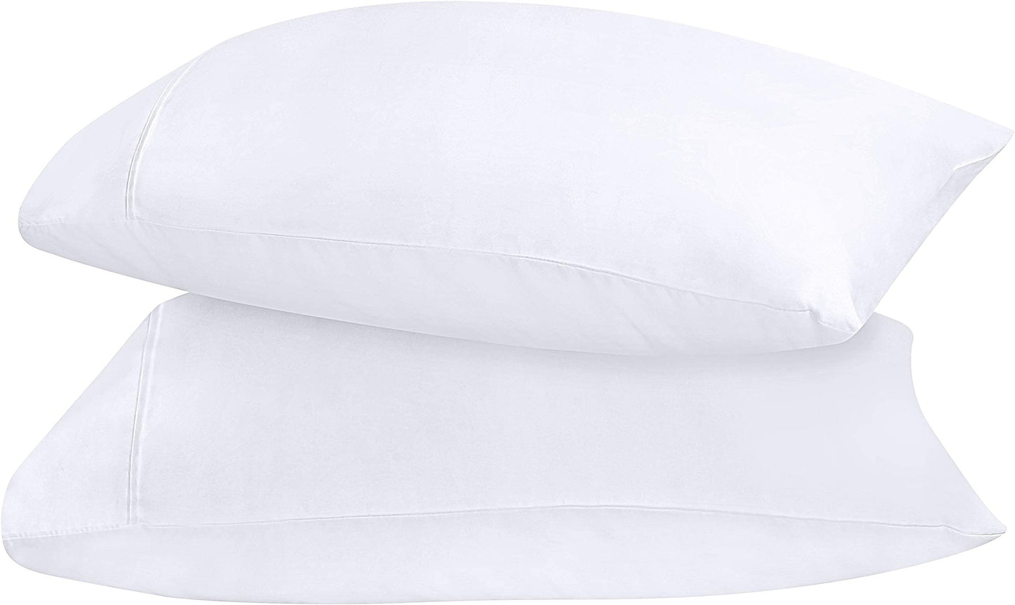 Utopia Bedding Queen Pillow Cases - 2 Pack - Envelope Closure - Soft Brushed Microfiber Fabric - Shrinkage and Fade Resistant Pillow Covers 20 X 30 Inches (Queen, White)