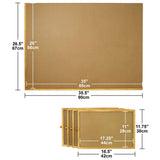 Bits and Pieces - 1500 Piece Puzzle Board with Drawers - Jumbo Wooden Puzzle Plateau – Portable Puzzle Table 26"x 34" - Tabletop Deluxe Jigsaw Puzzle Organizer and Puzzle Storage System – Gift for Mom Bits and Pieces