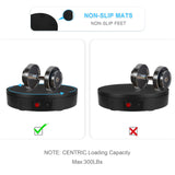 Remote Control Motorized Rotating Display Stand, 300 Lbs Load, 360 Degree, Mute Automatic Rotating Platform for Photography Products, Live Video Show, Angle Speed, Wired, Rotating Stand for Display Bosgladek