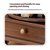 Hayiodda 6 Tier Rotating Bookshelf with Storage Cabinet, Spining Bookshelf Tower with Wheels, 360° Display Corner Bookcase for Small Spaces, Wood Corner Shelf for Home Office, Walunt Hayiodda