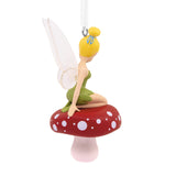 Hallmark Disney Tinker Bell on Mushroom Christmas Ornament Hallmark