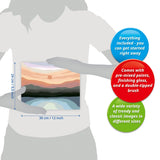 Ravensburger Minimalistic Landscape Paint by Numbers Kit for Adults - 23515 - Painting Arts and Crafts for Ages 12 and Up Ravensburger