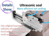 TXMACHINE® Ultrasonic Plastic Tube Sealing Machine tube tail welding sealer cutter with printing function (110V/60HZ, 5-80MM/0.19-3.149inch sealing diameter) TXMACHINE