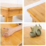 SH-tables Folding Table, Japanese-Style Household Square Bamboo Table, Computer Table, Desk, Low Bamboo Table, Multi-Function Small Dining Table, Various Sizes (Size : 60×60×47cm) SH-tables