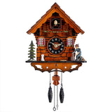 Kintrot Cuckoo Clock Traditional Black Forest Clock Antique Wooden Pendulum Quartz Wall Clock Kintrot