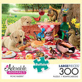 Buffalo Games - Steve Read - Picnic Raiders - 300 Piece Jigsaw Puzzle For Adults -Challenging Puzzle Perfect for Game Nights - Finished Size is 21.25 x 15.00 Buffalo Games