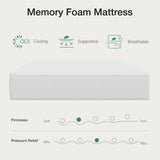 Novilla 14 inch Twin Memory Foam Mattress, Gel Memory Foam Mattress for Cooling Night Sleep & Pressure Relief, CertiPUR-US Certified Novilla