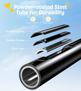 Trekassy Saucer Swing with Frame for Kids Outdoor, 440lbs Swing Set with Heavy Duty Metal Stand for Backyard, Outdoor Kids Play Equipment Trekassy