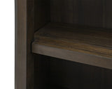 Martin Furniture Bookcase Wall with Wood Ladder, Brown, IMSA4094-KIT Martin Furniture