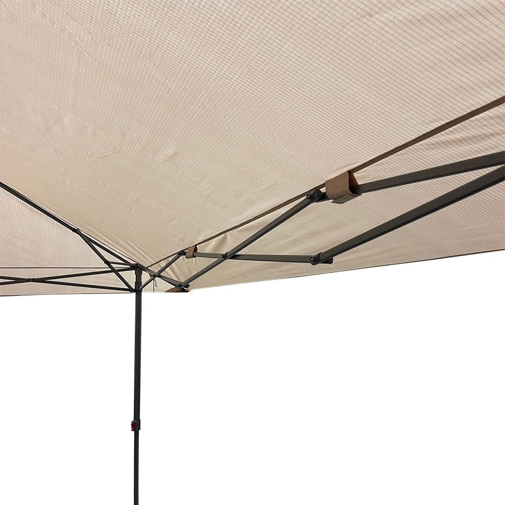 Garden Winds Custom Fit Replacement Canopy Top Cover Compatible with Coleman Oasis 1606532, 2156426, 2156428 13x13 Single Tier Tent - Upgraded Performance RIPLOCK 350 Fabric- Beige Garden Winds
