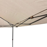 Garden Winds Custom Fit Replacement Canopy Top Cover Compatible with Coleman Oasis 1606532, 2156426, 2156428 13x13 Single Tier Tent - Upgraded Performance RIPLOCK 350 Fabric- Beige Garden Winds