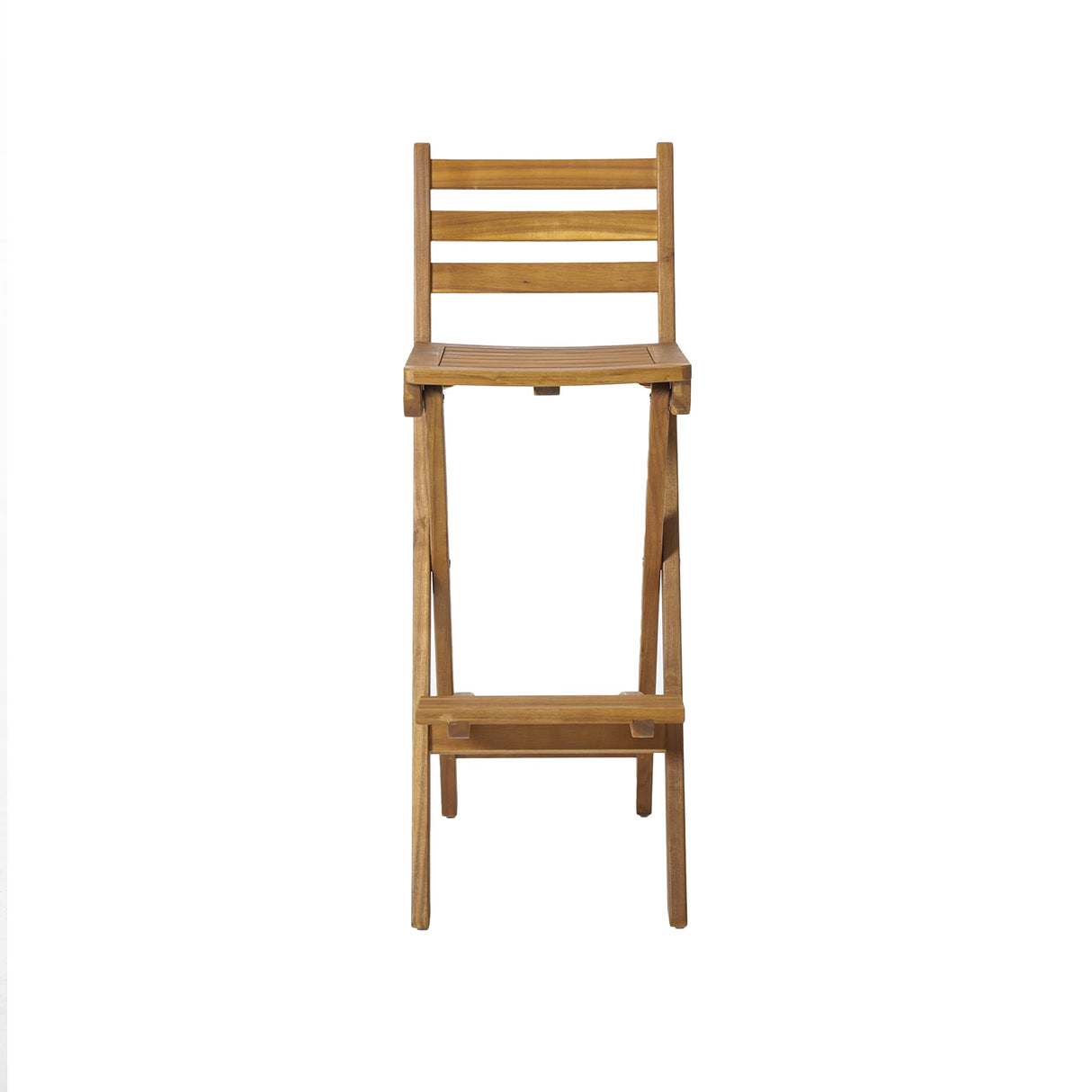 Christopher Knight Home Tundra Outdoor Foldable Wood Barstool Set, 2-Pcs Set, Natural Christopher Knight Home