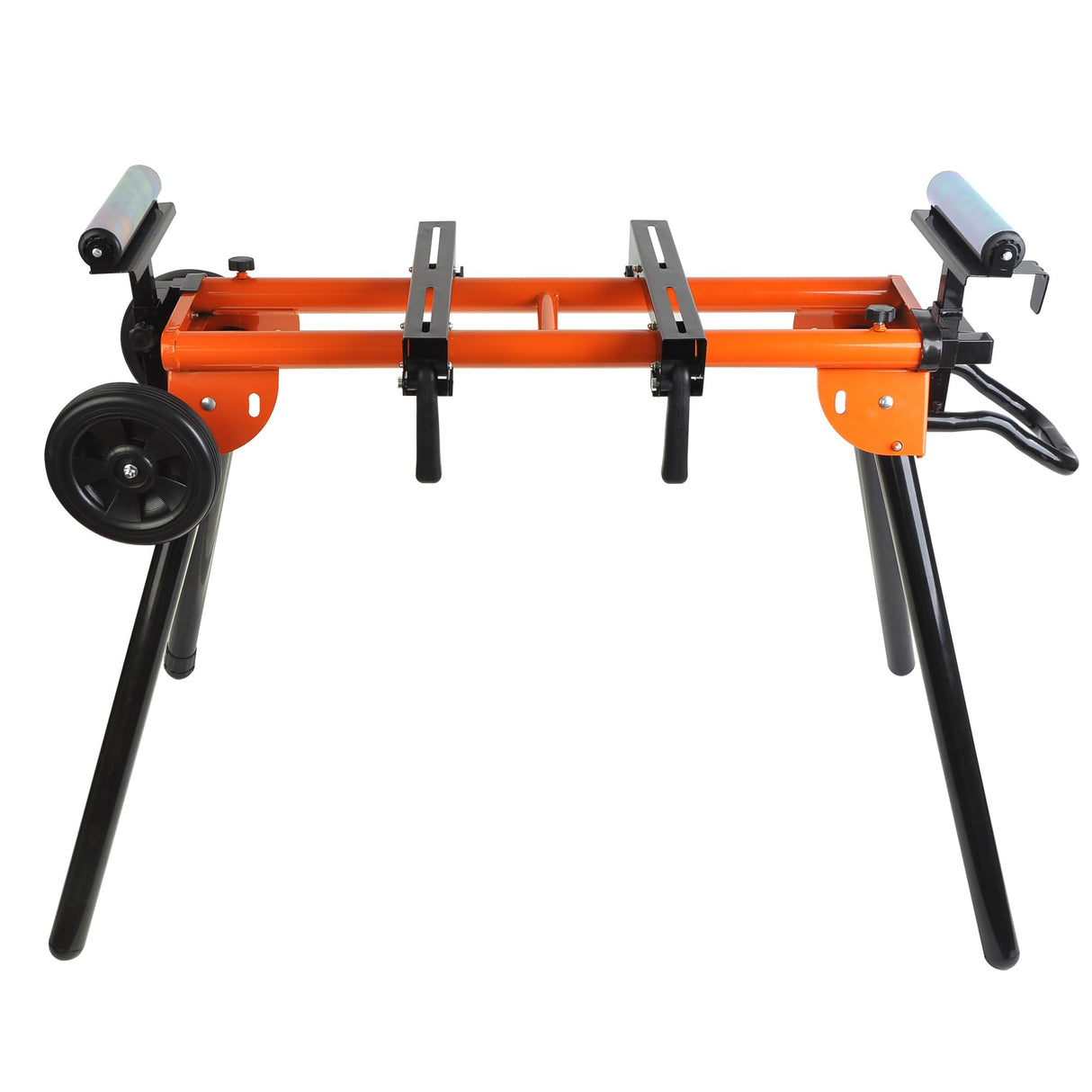 Miter Saw Stand with Pedestal Roller, Stainless Steel Portable Work Support Stand for Workshop Tools, 500 Lb Max Table Saw Stand Miter Saw Table, Folding Table Saw WINMAX TOOLS AUTOMOTIVE