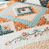 BEDIFANY Cotton Quilts Queen Size Sets - Lightweight Bedspreads Queen Size - Lightweight Garden Style Queen Quilt Bedding Sets for Bed Decorations for All Seasons, 3 Pieces BEDIFANY