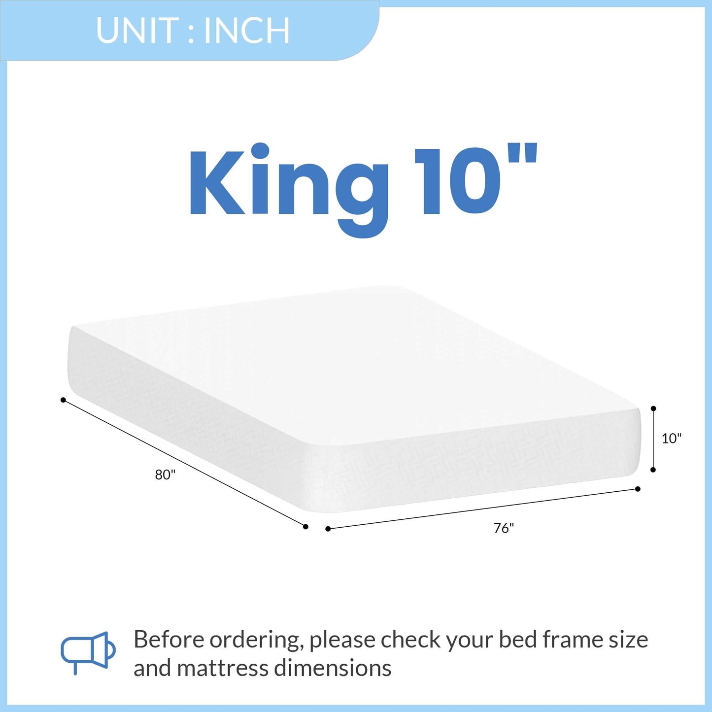 NEO SLEEP 10 Inch King Cooling Green Tea Gel Memory Foam Medium-Firm Mattress Pressure Relief CertiPUR-US Certified Mattress-in-a-Box Kids and Adults No Fiberglass (King, 10 in)