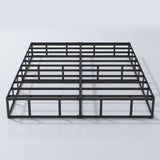 ALDRICH Box Springs King Size 9 Inch, Heavy Duty Metal Frame Mattress Foundation with Easy Clean Cover, Noise Free, Easy Assembly ALDRICH