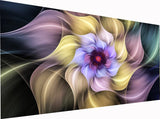 YALKIN 5D Large Diamond Painting Kits for Adults (31.49x15.7inch), Full Round Drill Abstract Flower Pictures Arts Paint by Diamonds Kits Diamond Art Kits for Home Wall Decor Relax Gift YALKIN