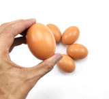 Wooden Egg Fake Egg Hens Eggs Dummy Eggs Help Laying Hen Agricultural Tool Poultry Mannequin Nest Eggs 8 PCS Azatemgo