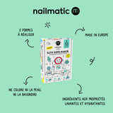 Nailmatic Cosmos DIY Bath Bomb Kit - Bath Bomb Making Kit for Kids, Make Your Own Bath Bombs, Includes Saucer & Rocket Molds, Vegan, Preservative Free, Ages 7+ Nailmatic