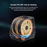 2024 CREALITY Official Space Pi Filament Dryer Plus, Dual-Spool Filament Dryer Box for 3D Printing with PTC Heater, 360° Fast Heating, 4'' LCD Touch Screen, One Key Set, Compatible with PLA PETG ABS Creality