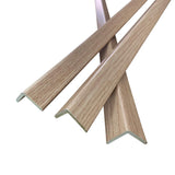 3 PCS 45" Wall Corner Protector Trim Borders for Wall Oak Wood Grain Wall Edge Strip Crown Molding Trim Door and Window Frames Mirror Trim Backsplash Tile Edge YLL YLL