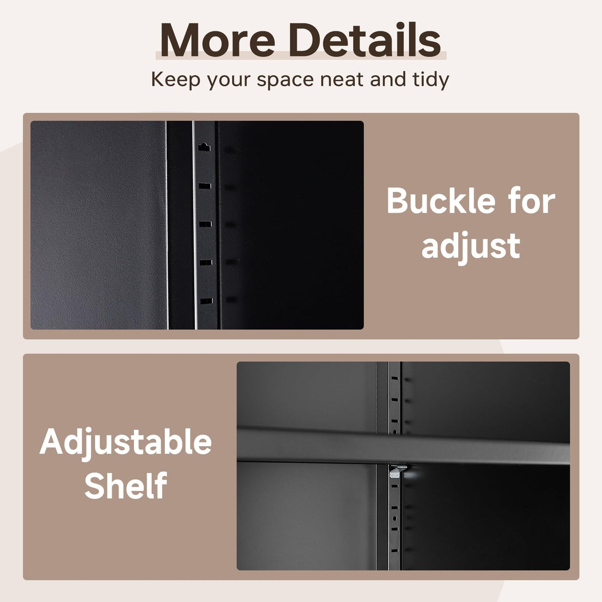 AFAIF Metal File Cabinets, Lateral Filing Cabinet with 3 Drawers, 65" H File Caninet for Home Office, Office Storage Caninets with Adjustable Shelves for Letter/Legal / A4 - Assembly Required AFAIF