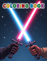 Supernova Wars Coloring Book: Stunning Galaxy Illustrations for Adults and Kids Including Big and Bold Designs of Cosmic World, Starships and Planets for Creative Fans (Manx Edition) Majosta