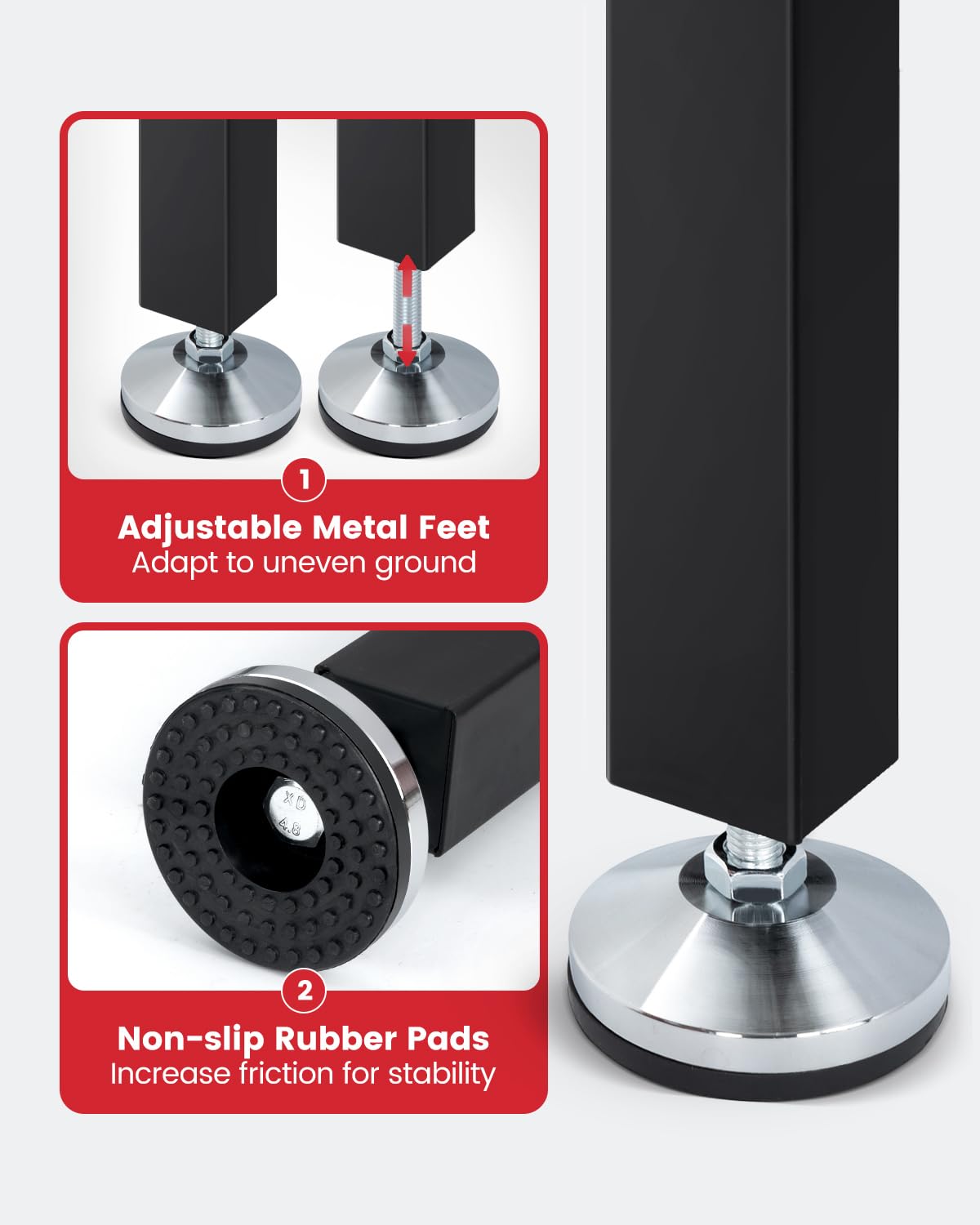 ENJOYWOOD Work Bench 60 Inch Work Table for Garage Heavy Duty Rubberwood Tabletop Workbench for Woodworking Shop Home Office Electronic Cutting Wood ENJOYWOOD