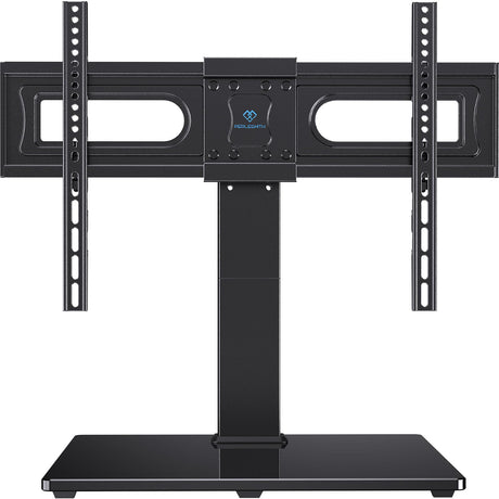 PERLESMITH Universal Swivel TV Stand Mount for 37-82 Inch LCD OLED Flat/Curved Screen TVs-Height Adjustable Table Top TV Stand/Base with Wire Management,VESA 600x400mm up to 99lbs,PSTVS18 PERLESMITH