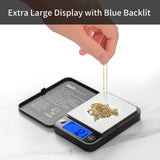 Vitafit 500g Digital Pocket Scale,High Accuracy Assured by Scale Professional Factory Since 2001, Gram Scale 0.01g for Multifunction: Lab,Food, Kitchen,Coffee,Jewelry; Black Vitafit