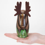 Bits and Pieces - "Woody and Friends" American Woodland Creatures Nesting Dolls - Hand Painted Wooden Animal Figurines - Set of 5 Bits and Pieces