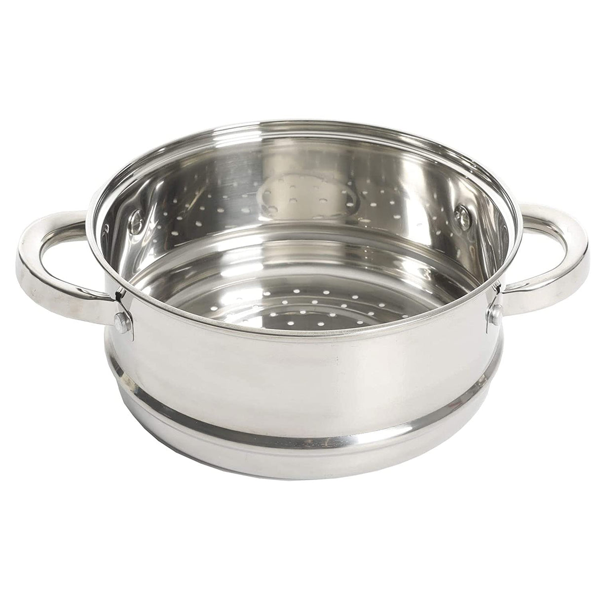 Oster Sangerfield Stainless Steel Cookware, 3.0-Quart Dutch Oven w/Steamer Basket Oster