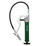 LockNLube Mini Grease Gun Kit. Includes Our Patented Grease Coupler (Locks on, Stays on, Won't Leak!) Plus a 12 Hose and in-line Hose Swivel. LockNLube
