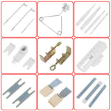 LK150 Knitting Machine Silver Reed Knitting Machine LK150 6.5mm Mid Gauge 150 Stitches Plastic Domestic Automatic Knitting Machine Includes Yarn Needles Accessories for Adults/Kids Akozon