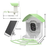 Fazoxo Bird Feeder with Camera, Smart AI Bird Breed Recognition, Birds Motion Detection with Real-Time Notice, Auto Capture Bird Watching WiFi Fazoxo