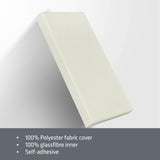 UMIACOUSTICS 4 PCS Acoustic Wall Panels, 2“ Thick 23.6" x 11.8" Fiberglass Recording Studio Acoustical Treatments Panels, Self-adhesive Sound Absorbing Panels for Studios, Office, Home Theater. Beige UMIACOUSTICS