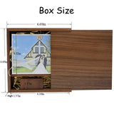 32GB Wood USB 2.0 Flash Drive with Custom Logo Laser Engrave Wooden USB Memory Stick Thumb Drivers with Album Box for Wedding/Photography/Parents YZYUN