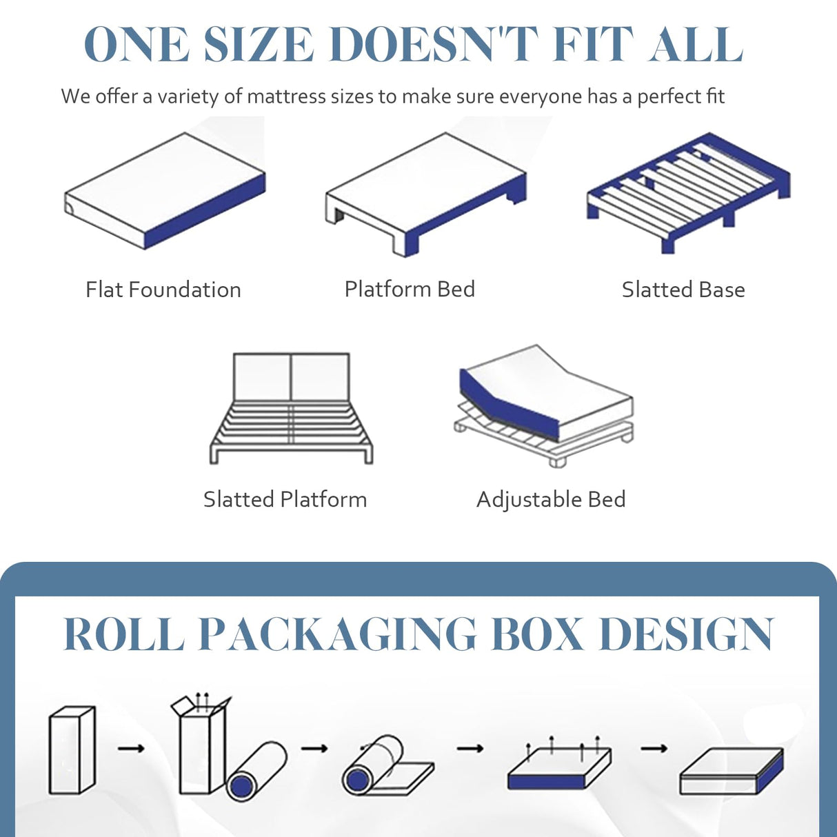 DreamQi Queen Mattress in a Box,8 Inch Hybrid Queen Size Mattresses,Gel Memory Foam and Pocket Spring Queen Bed Mattress,Medium Firm,Breathable Comfort Soft Mattress Pressure Relief DreamQi
