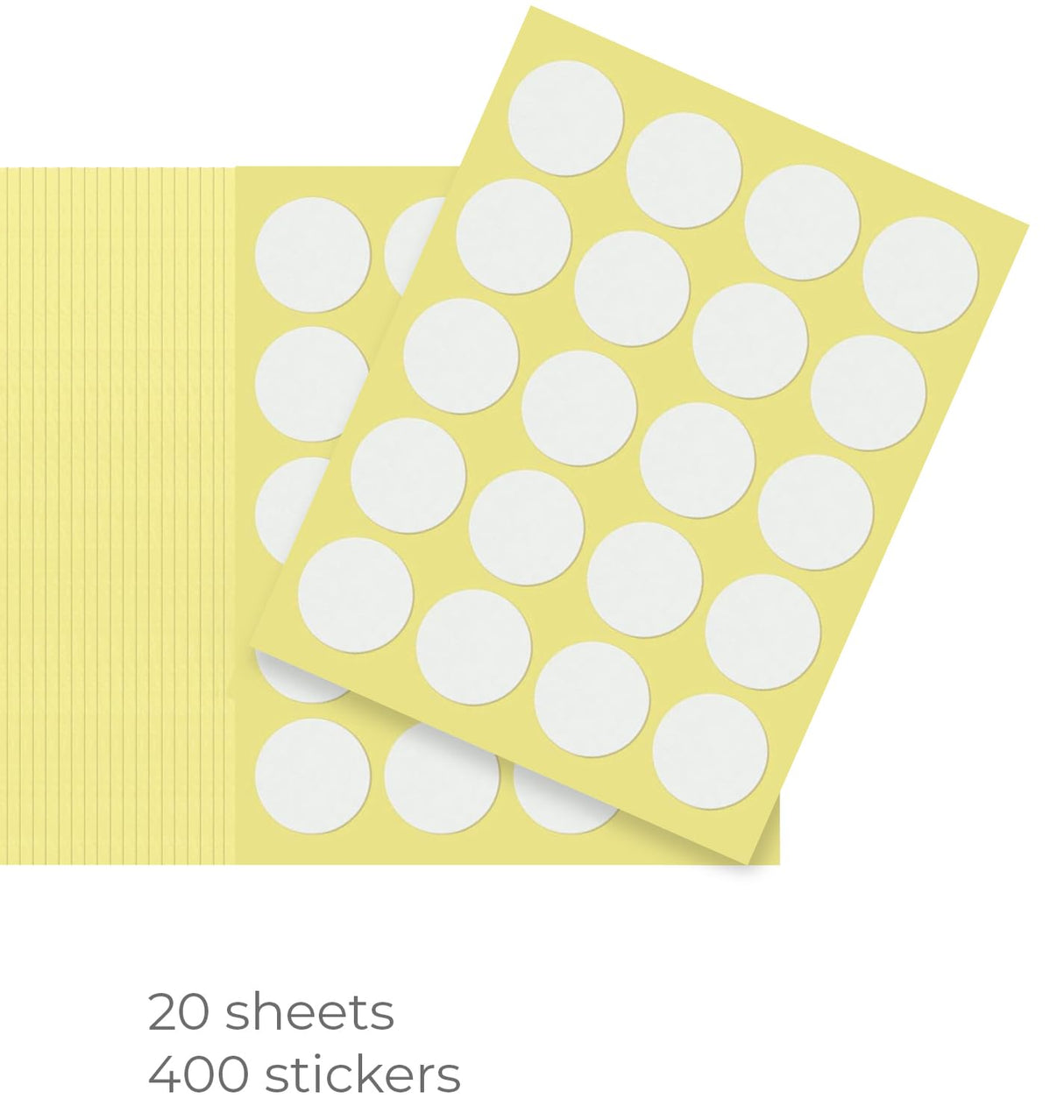 VVIVID Double Sided Sticker Dots for Candle Making - 0.59-inch (15 mm) Pack of 400 VViViD